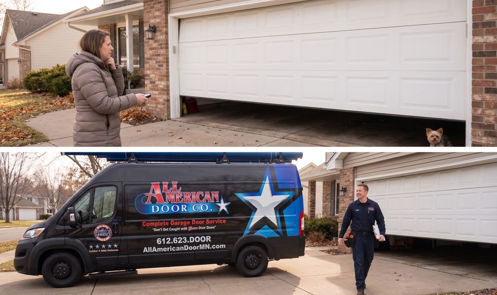 Homeowner Checking Why Garage Door Reverses And Tech Coming To Help
