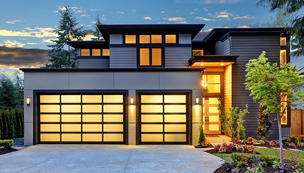 garage door modern home